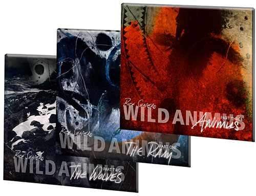 CD covers for Wild Animus Parts 1-3